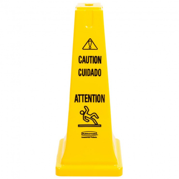 Предупреждающий знак "Внимание, мокрый пол", конусообразный FG627700YEL